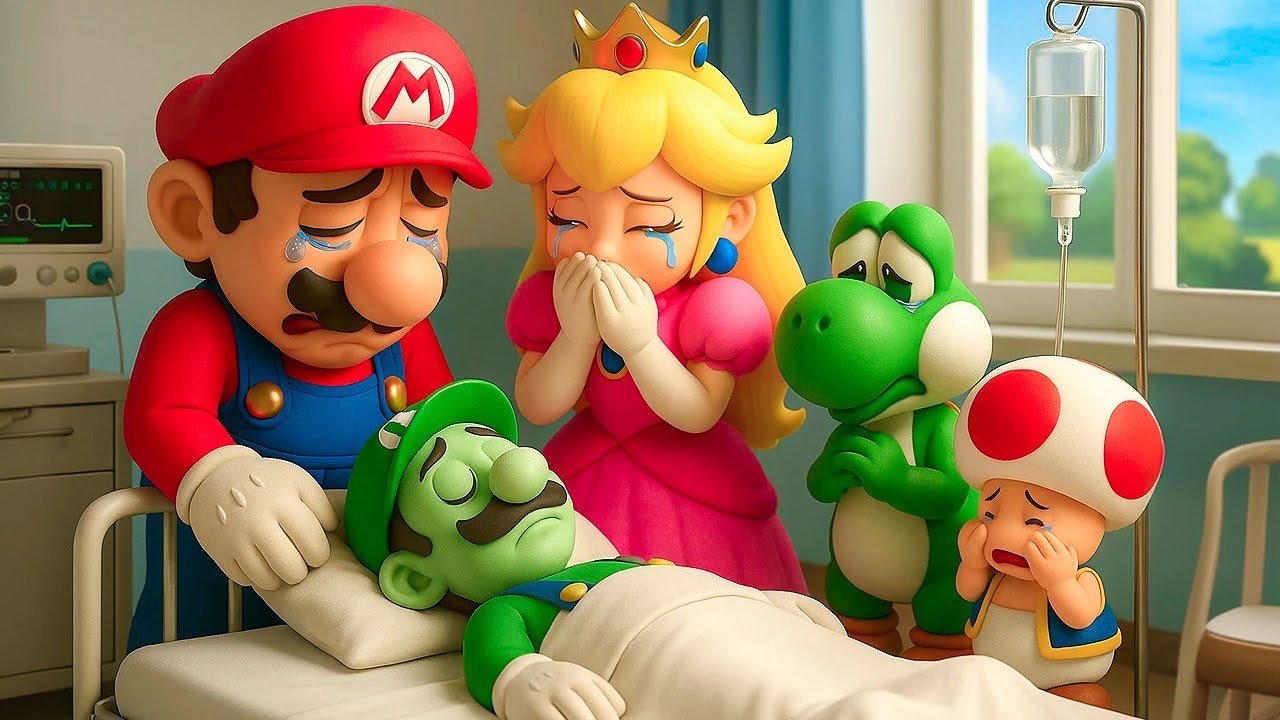 Luigi Is Gravely Sick… Can He Survive? 😨💊 Super Mario Odyssey Story