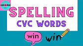 Spelling CVC Words / Interactive Spelling Practice / Kindergarten / First Grade / CVC Words