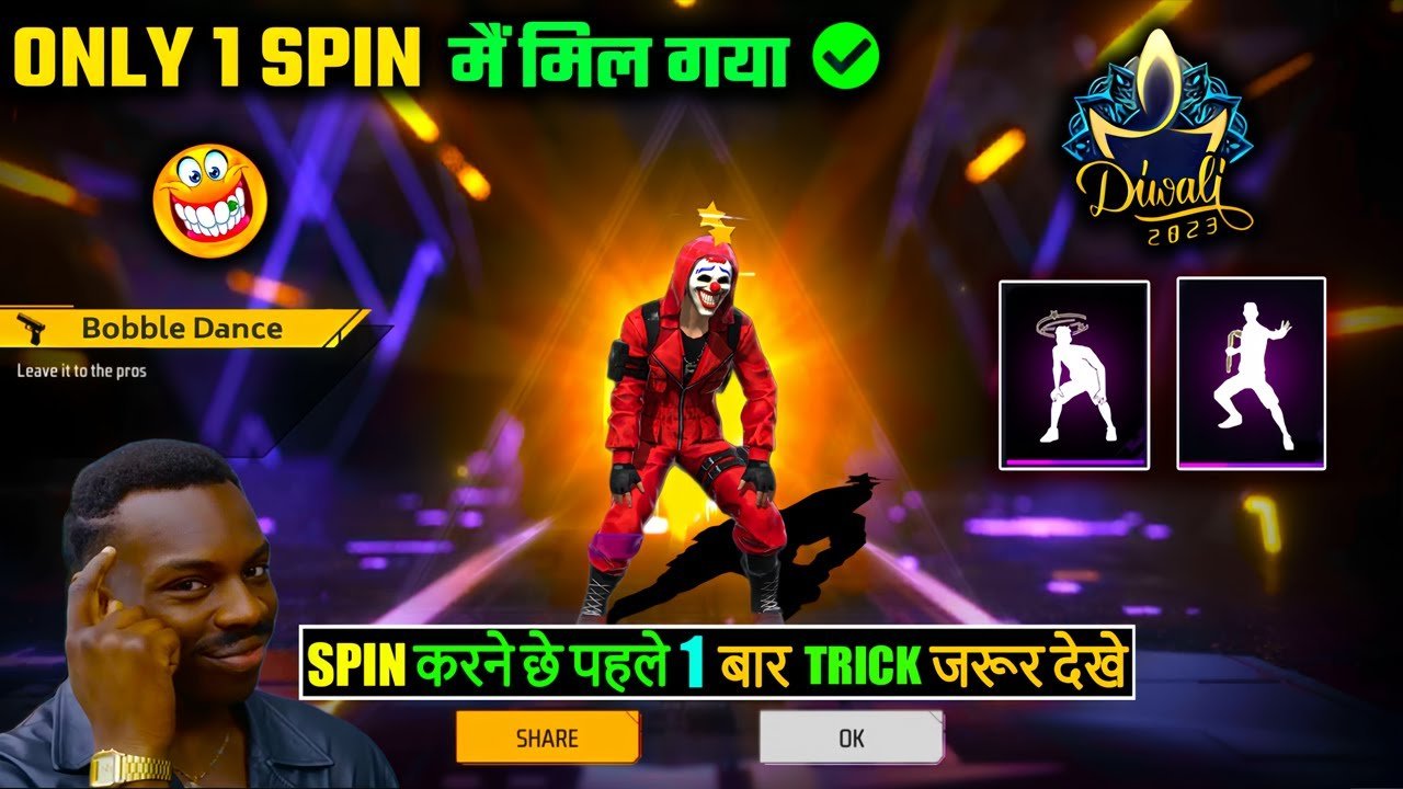 FREE Emote केसे मिलेगा || New Luck Royal 1 Spin Trick || YUG GAMING FF