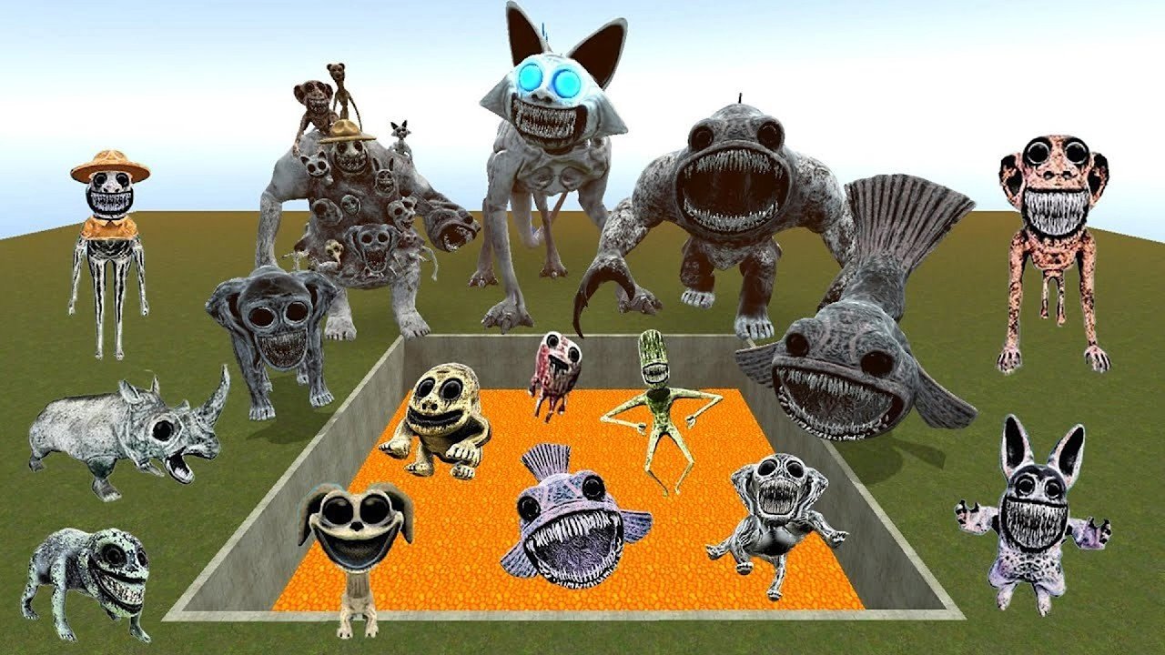 BIG HOLE Destroy All the New ZOONOMALY MONSTER Memes in Garry's GMod