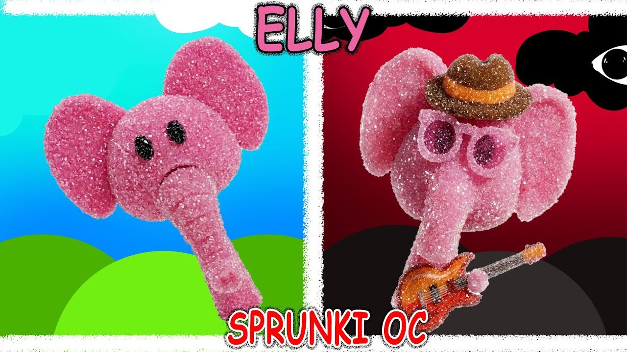 FOOD My Incredibox Sprunki OC: Elly (from Como lo mueve lo lo) Phase 1 To Phase 2 Compilation