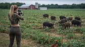 Brave Girl: Hunting Wild Boars Alone At The Tomato Farm