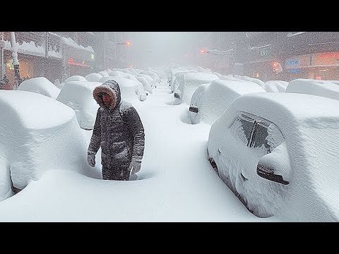 Extreme snowfall hits Germany!! Hamburg paralyzed by heavy snow