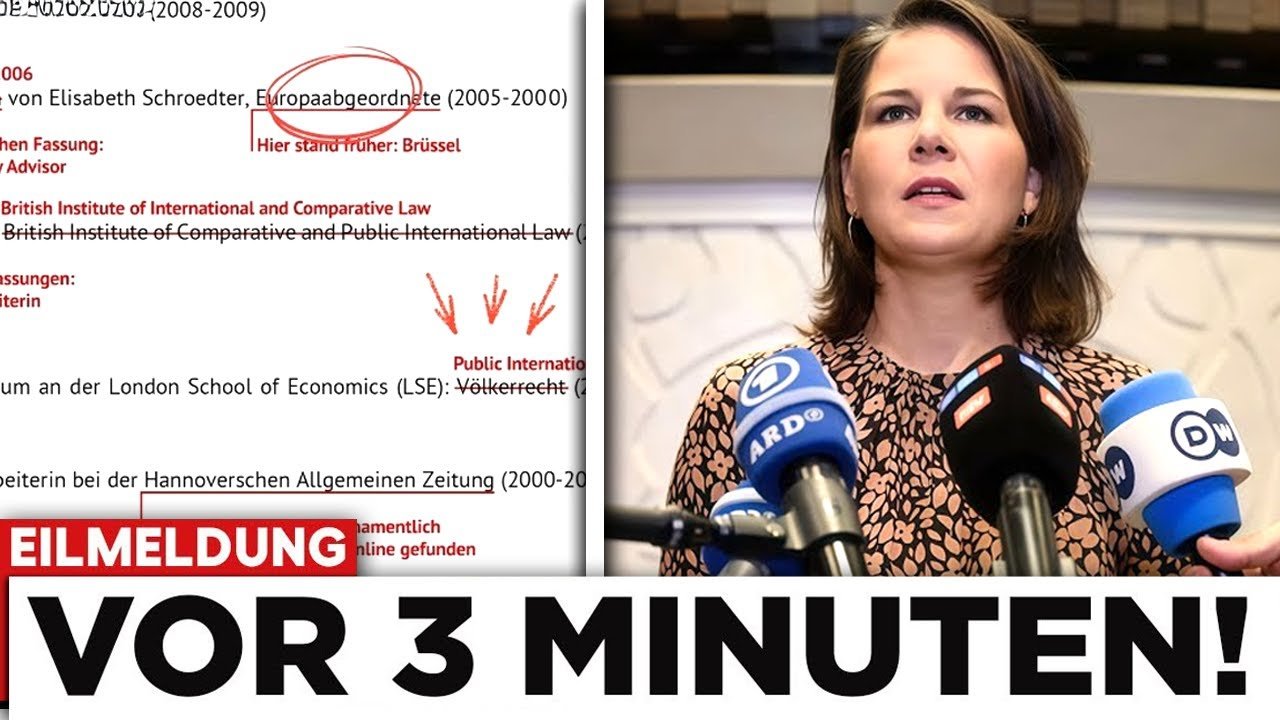 BAERBOCK SKANDAL - Falscher Lebenslauf erschüttert Deutschland!