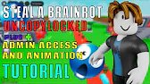 STEAL A BRAINROT UNCOPYLOCKED | HOW TO SPOOF ANIMATION AND ADMIN COMMANDS TUTORIAL
