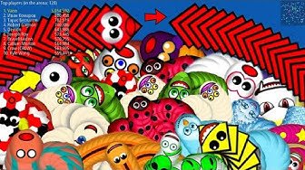 Wormszone Magic🐍 Game play #Short #snack #worms #youtubeshort #slitherio#wormatio#games