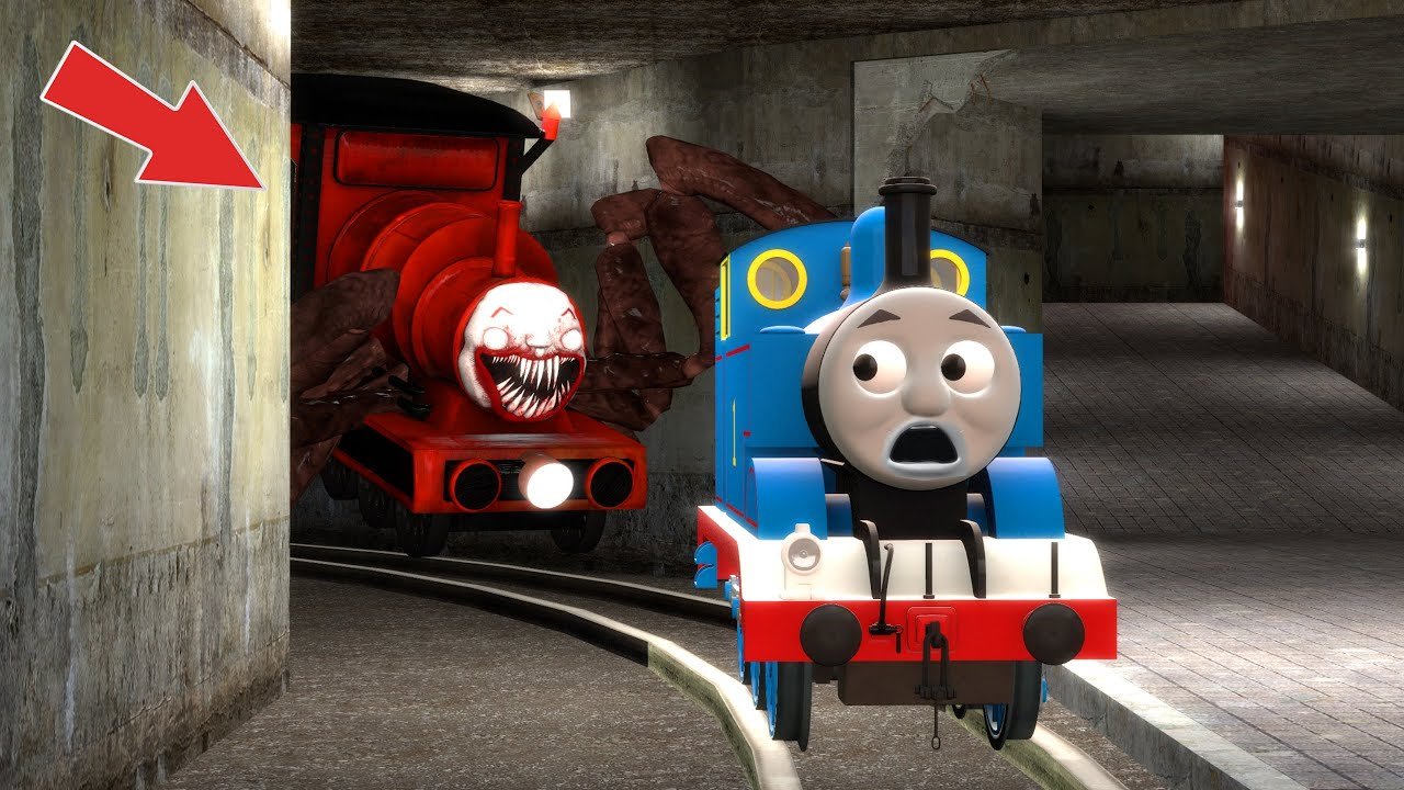 Building a Thomas Train Chased By Choo Choo Charles Final Boss in Garry's Mod