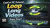 CapCut PC Tutorial Loop Long Videos Super Easy!