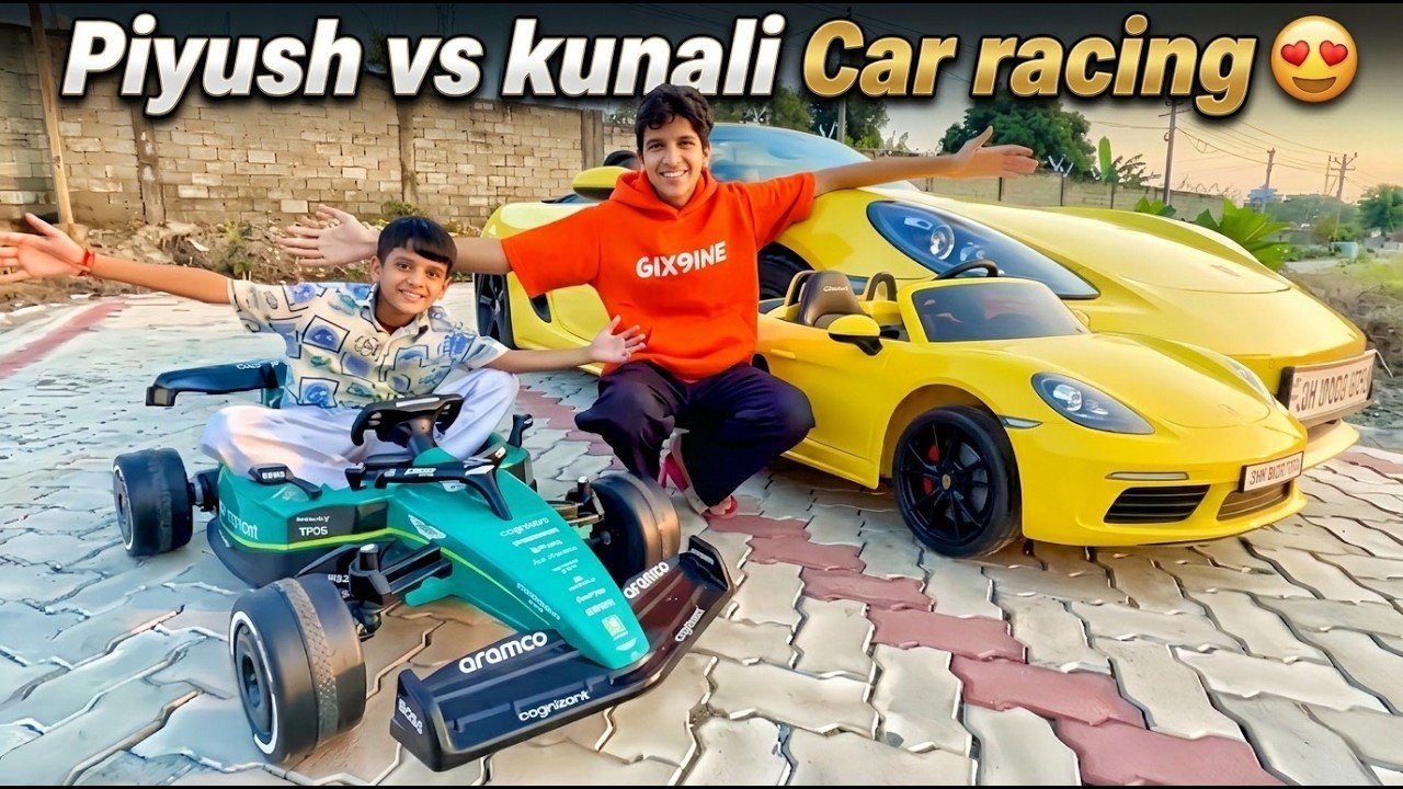 Piyush vs Kunali Car Racing 😍 & Piyush K Girlfriend Ka Call 😲 || Sourav Joshi Vlogs