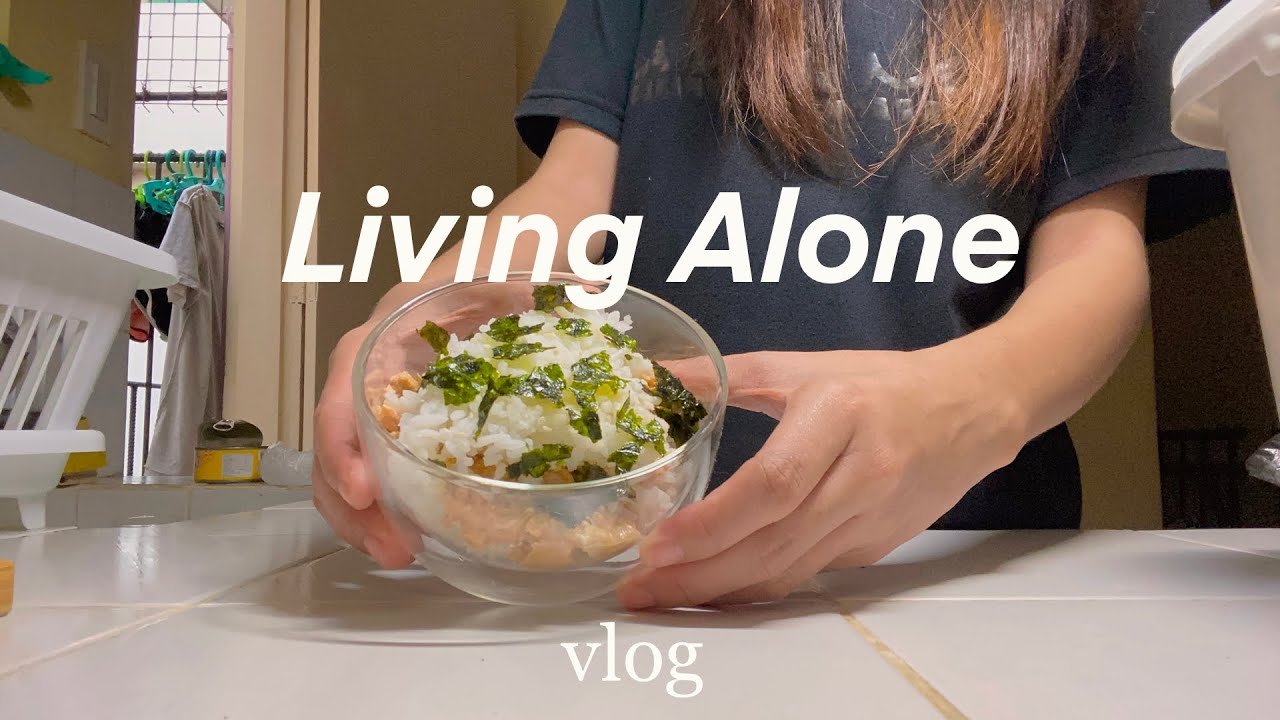 living alone ☁️ | cook with me, chill homebody vlog 🍃