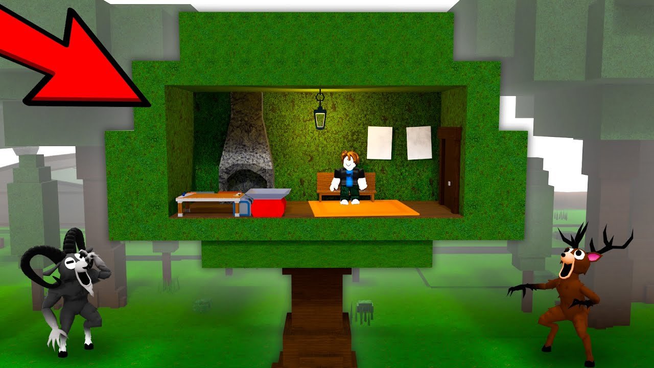 BASE IN TREE in 99 Nights in the Forest