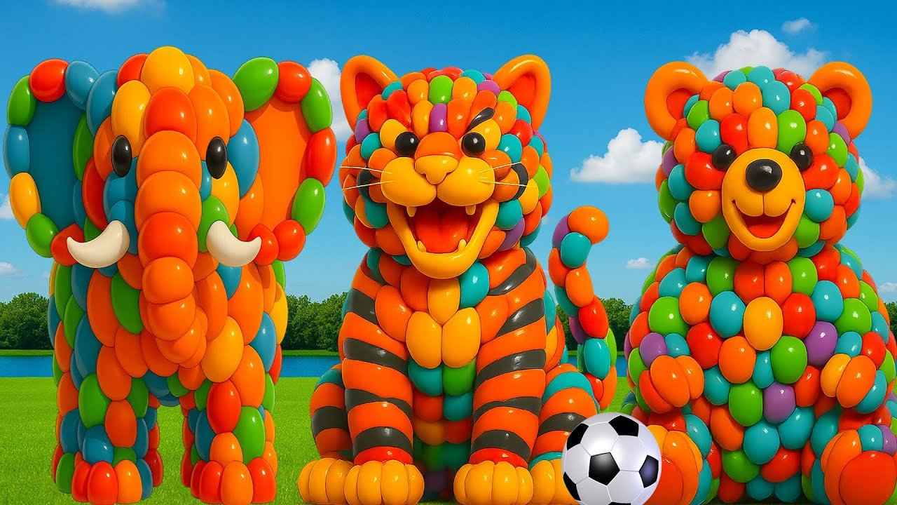 The mascot vibrato assistant bear placed on the football field is popular co-produced, creative