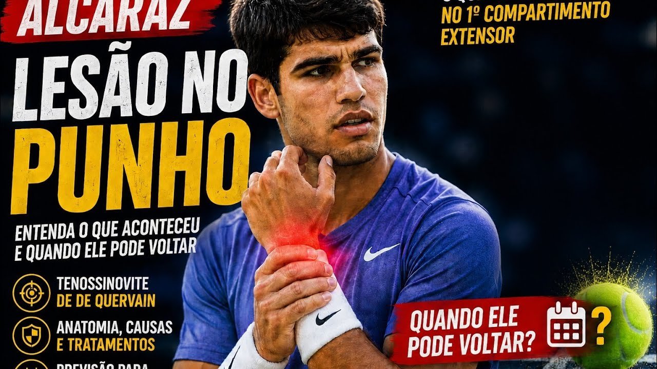 O Que REALMENTE Aconteceu com o Punho de Carlos Alcaraz?