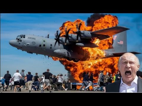 1 minute ago A US C-130 aircraft carrying 1000 tons of bombs was blown up by a Russian Sukhoi Su-57