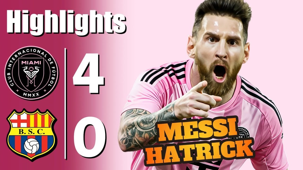 Messi Hat-Trick 💥 Inter Miami vs Barcelona SC 4-0 - All Goals & Highlights - 2026
