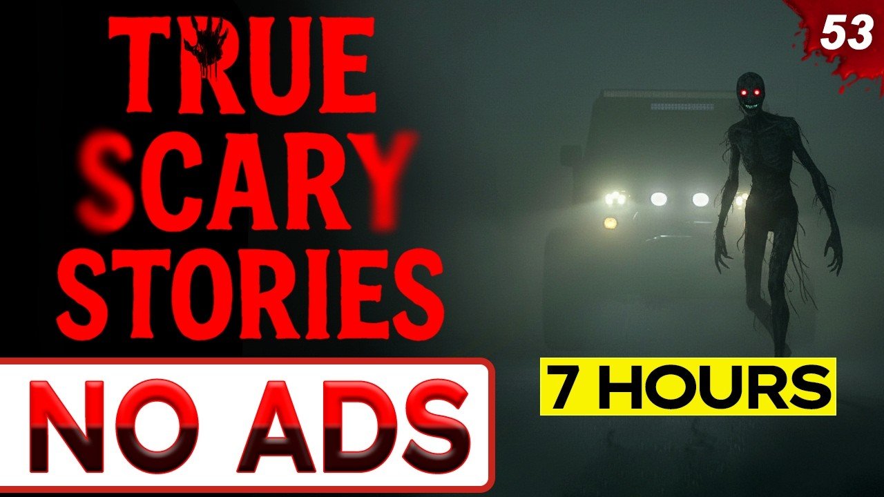🔴 NO ADS 🔴 7 HOURS of TRUE Scary Stories for Sleep | Rain Sounds | Ep #53