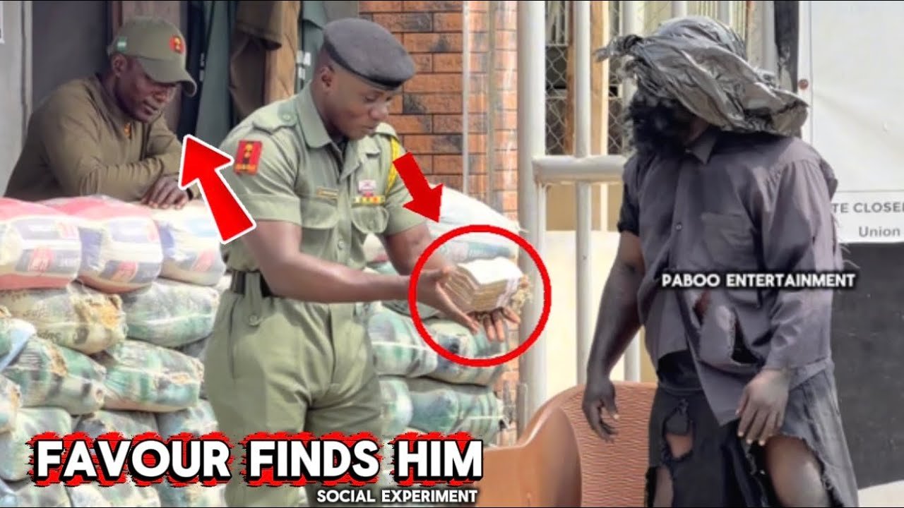 FAVOR FINDS HIM (social experiment)