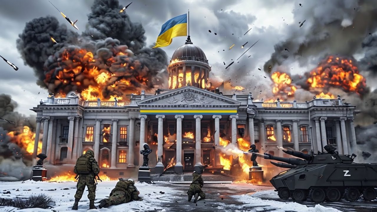 13 Minutes ago! Russia Brutally Bombards US Defense Secretary Building in Ukraine