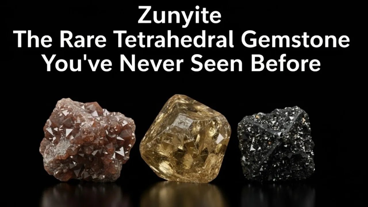 Zunyite: The Rare Tetrahedral Gemstone You’ve...