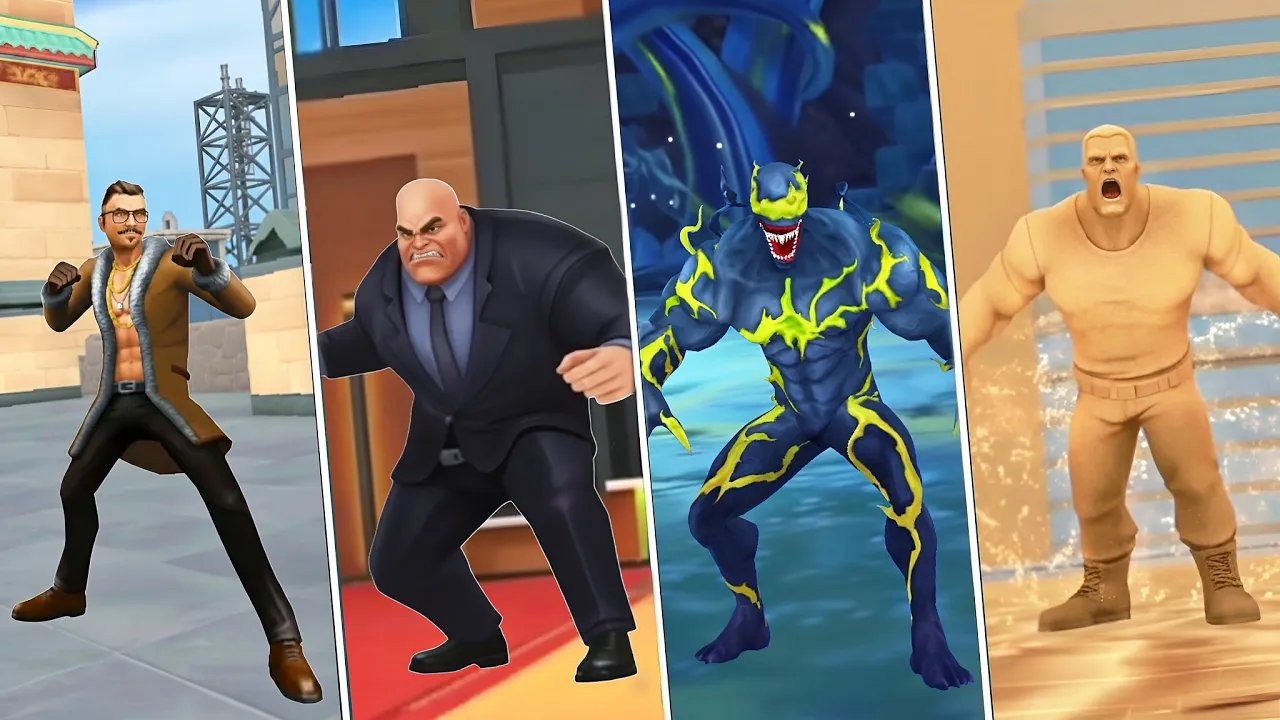 Spider Fighter 3: Action Game - All Boss Fights With Cutscenes (1080P 60FPS)