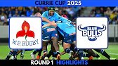DHL Western Province Vs Vodacom Bulls | Currie Cup 2025 | Rnd 1 Highlights