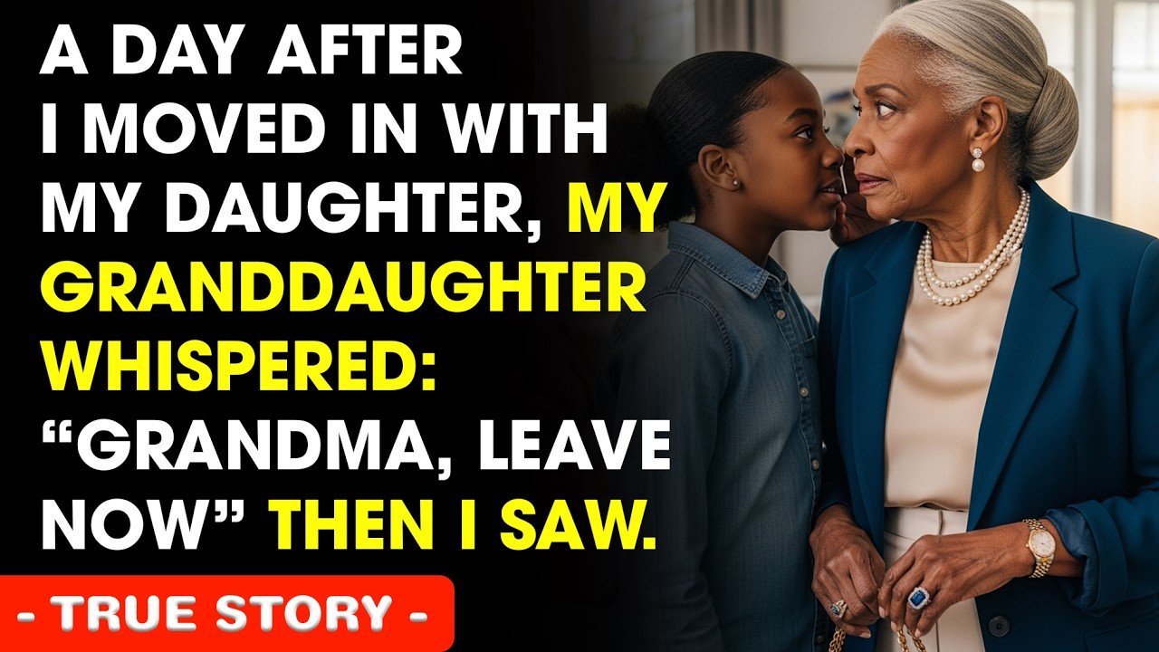 A Day After I Moved In With My Daughter, My Granddaughter Whispered: “Grandma, Leave Now” Then I Saw