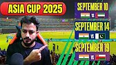 ASIA CUP SCHEDULE 2025 | ASIA CUP 2025 UPDATE...
