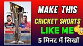 How to edit cricket shorts like @kbsports197 || cricket shorts kaise banaye