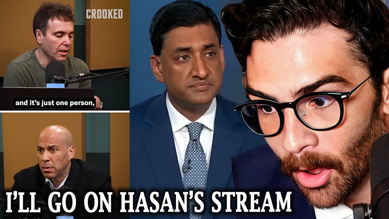 Ro Khanna DEFENDS Hasan | HasanAbi Reacts