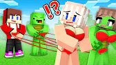 JJ and Mikey PULLED SWIMSUIT a Mikey`s Girl and JJ`s Girl in Minecraft Maizen