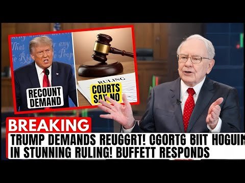 BREAKING: Trump’s Judges REJECT His Appeal — Courts Say NO in Stunning Ruling | Buffett Hits Back