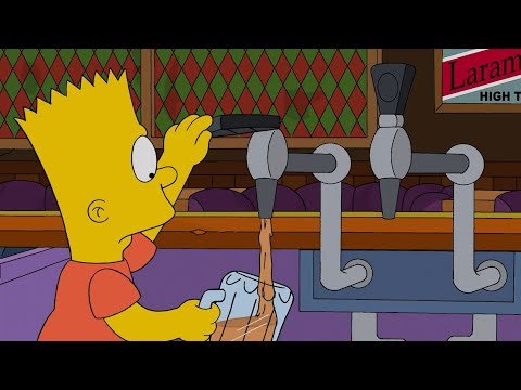 Bart Caught Drinking Beer at Moe’s Bar!