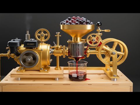 Mini modern machine for making grape juice । Mini Unique Modern Machine Science Technology