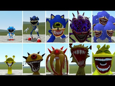 ALL SHIN SONIC AND SIMON GIANT TRANSFORMATION...