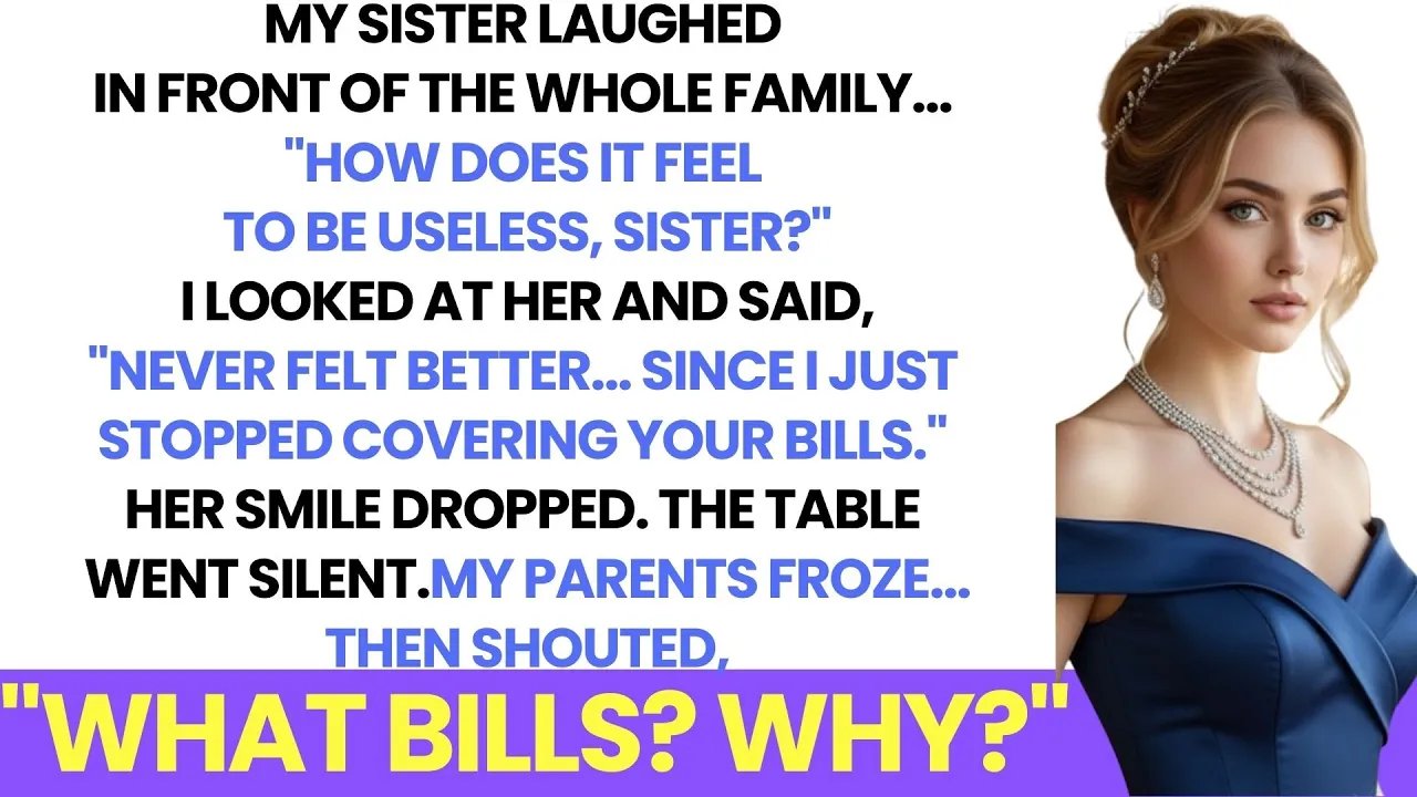 At Christmas Dinner, My Sister Laughed In Fro...