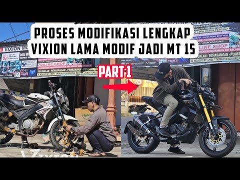 Vixion Modifikasi Jadi MT-15, Hasilnya Keren Banget!