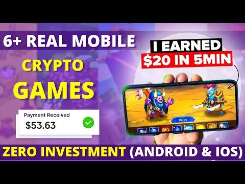 6 HIGHEST EARNING Mobile Play to Earn Crypto Games to EARN REAL MONEY in 2025 | Android & IOS