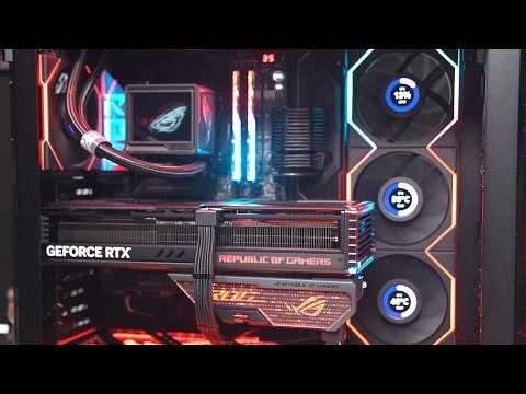 More than 60000 ROG family barrel installation process ROG graphics card ROG motherboard ROG power