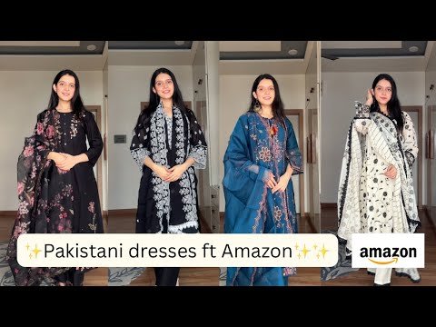 Prettiest Pakistani style dresses from Amazon...