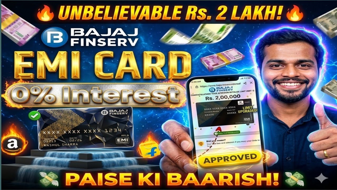 Bajaj Finance EMI Card Kaise Banaye? 😱 5 Min Mein Approval | Full Process 2026