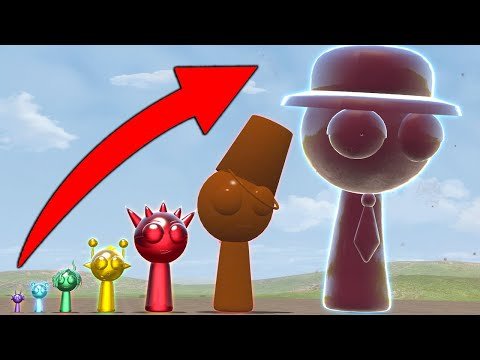 I Create Little to Big Colors & Elements Sprunki Family in Garry’s Mod