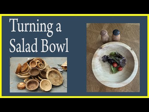 Four Ways to Turn a Salad Bowl Woodturning with Sam Angelo