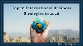 Top 10 International Business Strategies in 2026