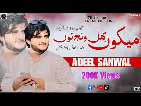 Mekon Bhul Wanj Toon | Adeel Sanwal | New Saraiki Tik Tok Viral Song 2024