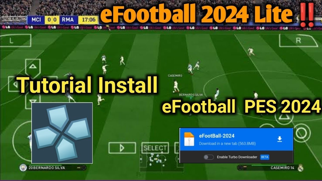 Cara Install eFootball PES 2024 PPSSPP Android