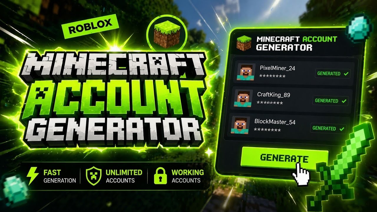 [NEW] Minecraft Account Generator 2026 FREE! | Premium Alts *UNLIMITED* Auto Checker Download