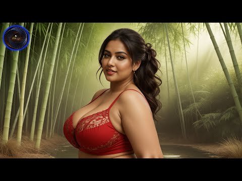 [4K] AI Imagix Lookbook - Bamboo Breeze: Chic Drapes Amid a Tranquil Bamboo Grove ✨