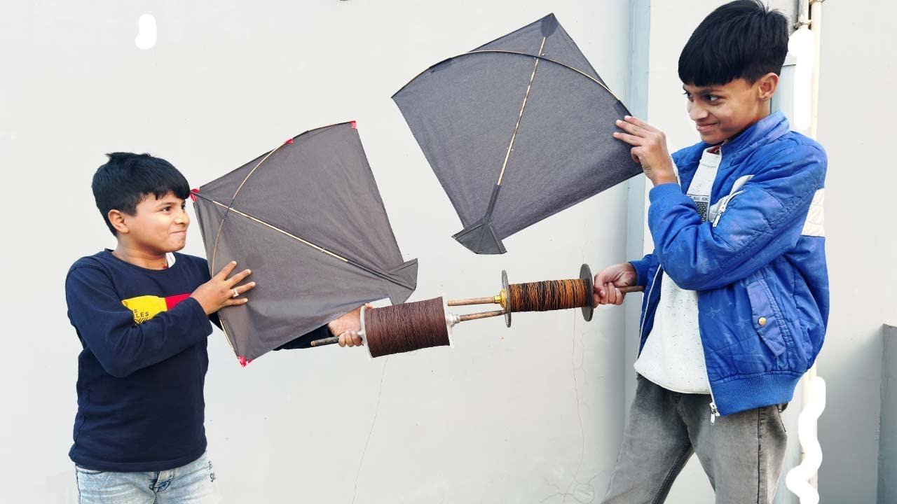 Langad Se Patang *Looting* & Kite Fight | Kite Fighting | Momos Kite Challenge